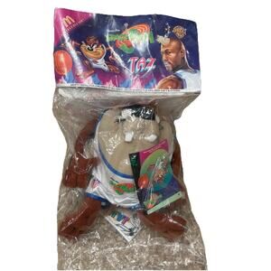 Vintage 1996 McDonald's Space Jam Tune Squad Taz Plush Toy